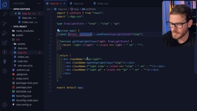 Here is another fun react beginner challenge - build a stop light смотреть онлайн