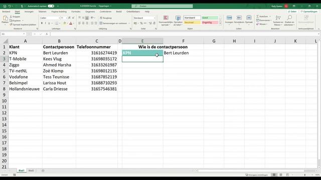 Excel - X.ZOEKEN смотреть онлайн