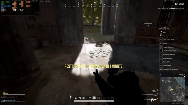 PUBG : RTX 4060 + i5-12400F : 1080p Low Settings смотреть онлайн