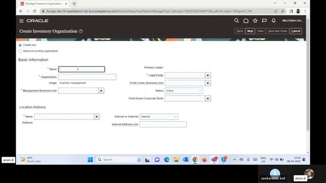 Oracle Fusion SCM - Inventory Organization Parameters Setups Fusion Part 3 смотреть онлайн