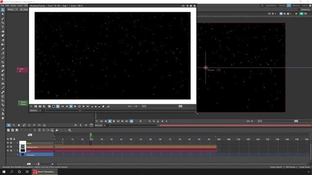 Creating a snow storm using the particle effects in OpenToonz смотреть онлайн