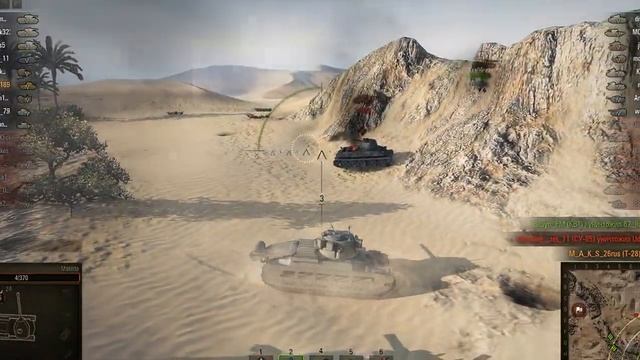 World of Tanks на матильде с 4-мя XP взял четыре фрага смотреть онлайн