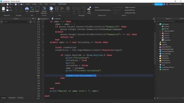 A Simple Gun Script for Roblox Studio смотреть онлайн