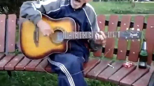 Дед рок н рольщик жгёт, смотреть всем :D смотреть онлайн
