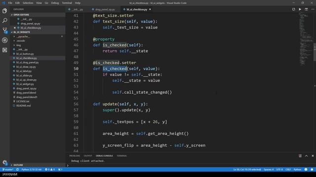 Blender 2.8 UI Widgets : Checkbox with Python смотреть онлайн