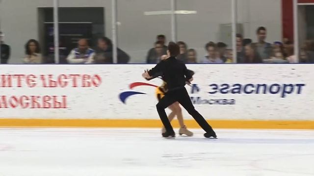 Елизавета Шанаева/Девид Нарижный, КТ. Первенство г.Москвы среди юниоров 2017