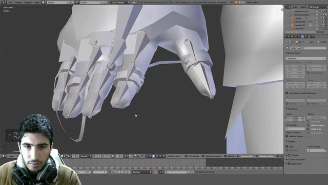 3D Art in Blender - Reborn! Sawada Tsunayoshi Vongola Gear pt 12 [END] смотреть онлайн