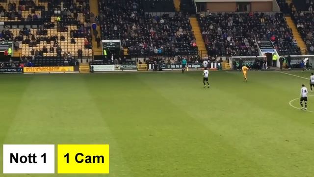 Notts county v Cambridge United 2015/16 season Fan Eye View смотреть онлайн