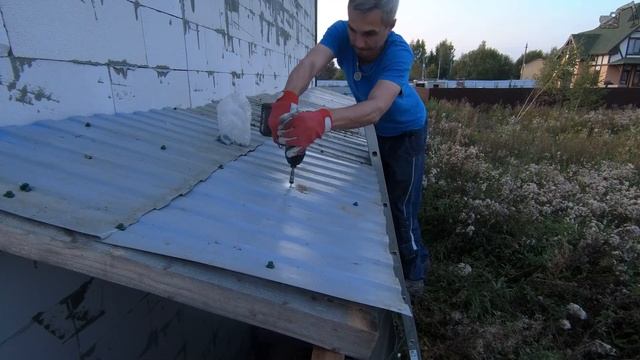 Построил простой навес для хранения пиломатериала смотреть онлайн