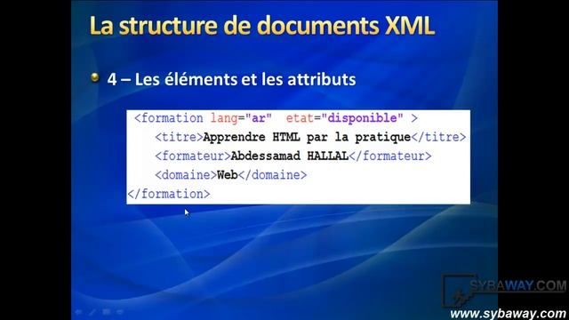 Tutoriel XML -1- : Introduction (Notion de base) - sybaway.com смотреть онлайн