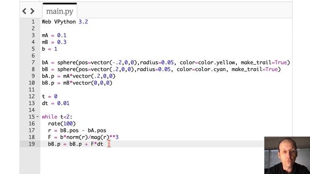 Conservation of Momentum in Python Collisions смотреть онлайн