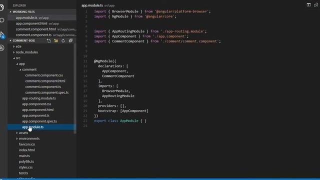 Angular - creating comment box - Angular project 1 смотреть онлайн