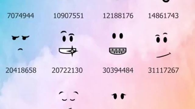 10 Roblox face code смотреть онлайн