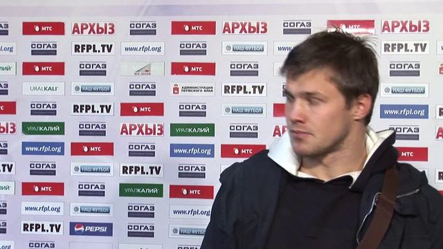 Послематчевое интервью Максима Канунникова смотреть онлайн