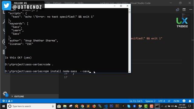 Sass Intro and Install | Sass Tutorial in Hindi (2019) [#1] смотреть онлайн