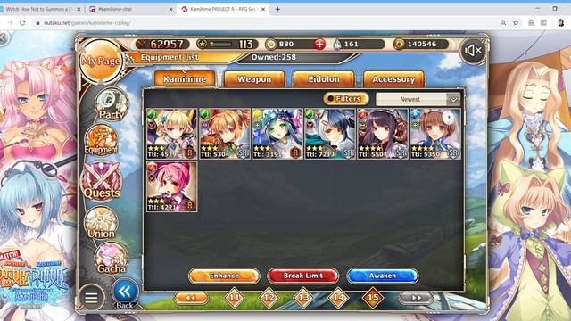Kamihime PROJECT R - 48 Gacha Pulls (With a Guest and Gameplay) смотреть онлайн