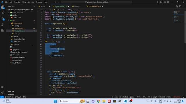 React-Firebase 8: Uploading data (part 2) смотреть онлайн