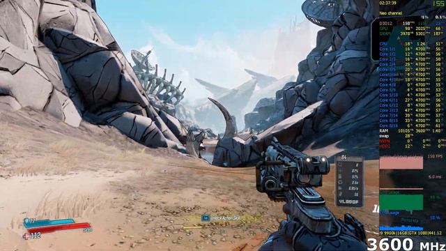 Borderlands 3 on DDR4 2400 MHz, 2666 MHz, 3000 MHz, 3200 MHz, 3600 MHz смотреть онлайн