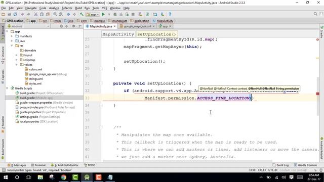 How can we Turn on The GPS Location Programatically for beginners YouTube смотреть онлайн