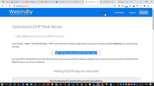 Webinoly Instalation on Ubuntu 20.04 смотреть онлайн