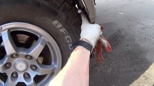 Установка 33 колёс BFGoodrich на мицубиси Монтеро 3