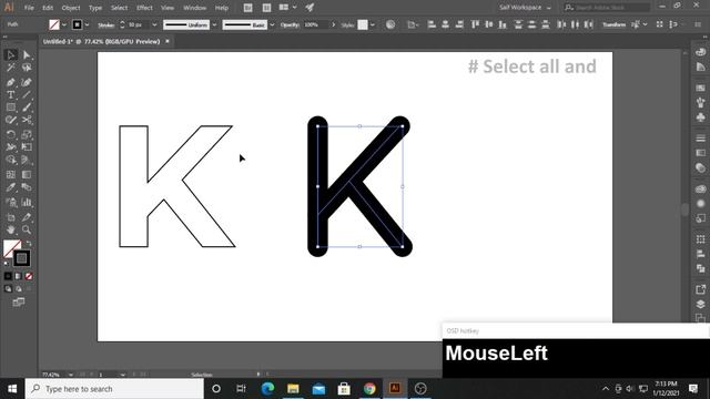 Adobe Illustrator CC Tutorial - Lines Text Typography Design смотреть онлайн