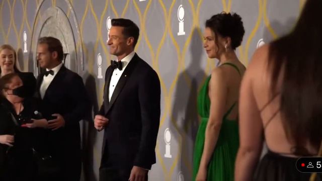 Hugh Jackman & Sutton Foster On Tony Awards Red Carpet 2022