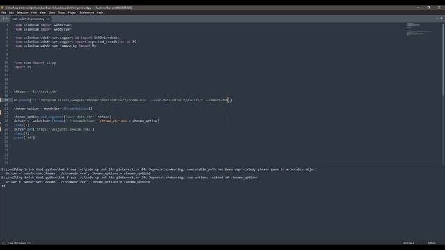 sửa lỗi không đăng nhập được tài khoản google trên selenium python смотреть онлайн