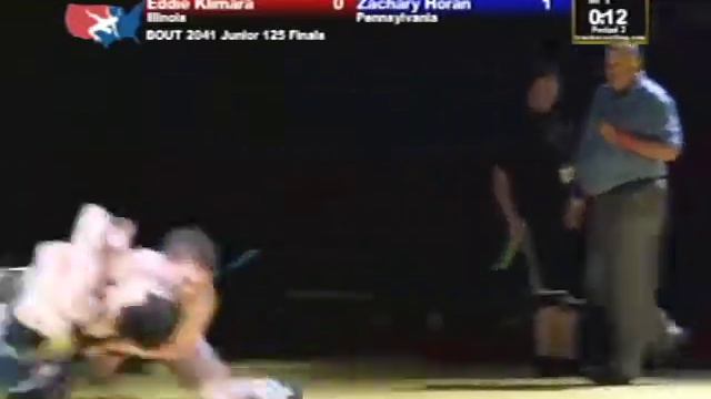 Junior Freestyle Finals 125 pounds - Eddie Klimara vs. Zachary Horan смотреть онлайн