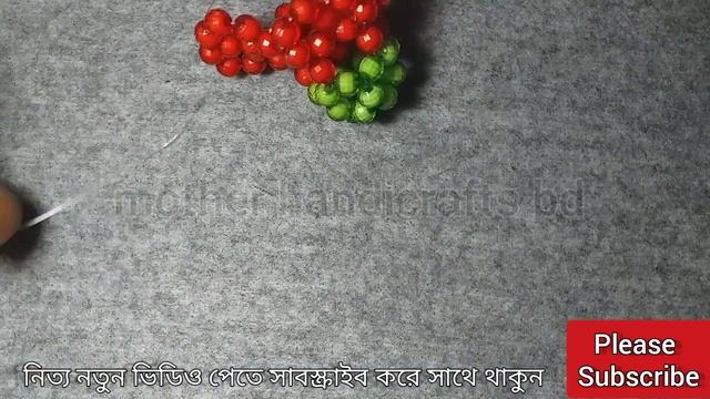 পুতি/পুতির জবা ফুল বানানো /How to make beaded china rose/putir kaj/পুতির শোপিস/beads showpiece смотреть онлайн