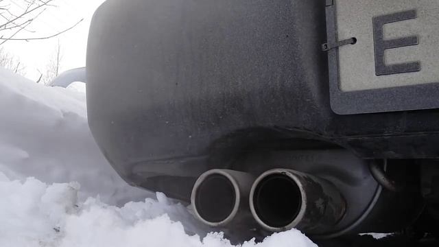 Звук выхлопа Банка от EJ205 на двигателе EJ202