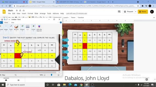 Linear Programming using Simplex Method- Group 3 смотреть онлайн