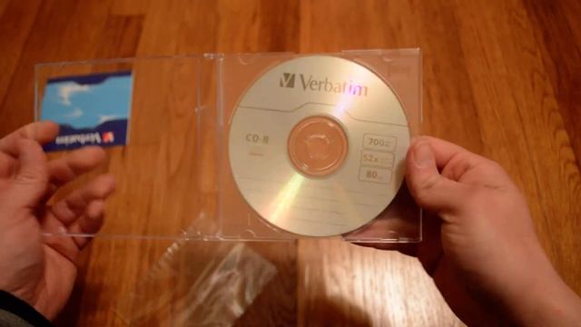 Unboxing Verbatim CD-R Recordable смотреть онлайн