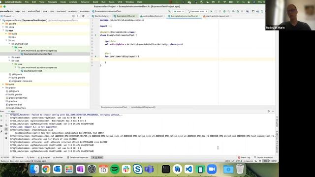 Espresso Testing Introduction (AppPort Academy - Android; Week 06, Lesson 04) смотреть онлайн