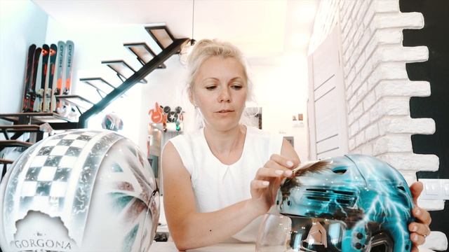 Аэрография хоккейного шлема • Нюансы покраски • Подход к созданию дизайна смотреть онлайн