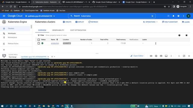 Google Clout - Google Kubernetes Engine Sandbox fun | Holiday Challenge | #CodingBuddies #qwiklabs смотреть онлайн
