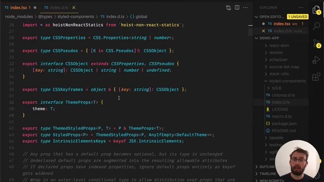 Learn Typescript For React - 03.01: Definitely Typed смотреть онлайн