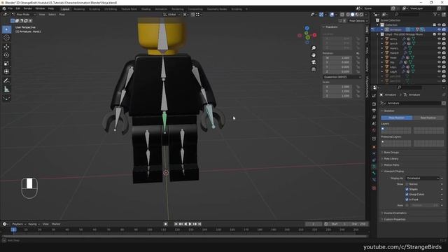 Easy LEGO Character Animation with Mixamo - Blender Tutorial смотреть онлайн