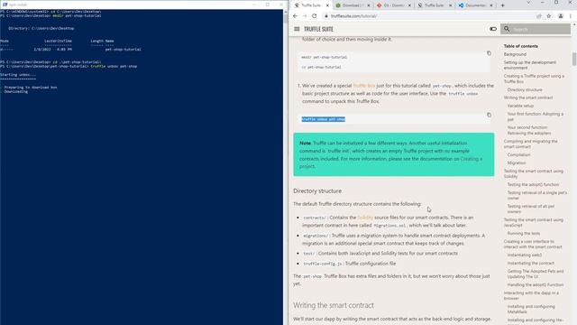 Truffle Ganache install Windows 10 | Pet Shop Truffle Box Tutorial смотреть онлайн
