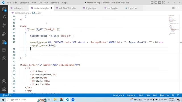 Part 11 | To Do List using PHP and MySQL in Urdu Hindi | Web Development Full Course in Urdu смотреть онлайн