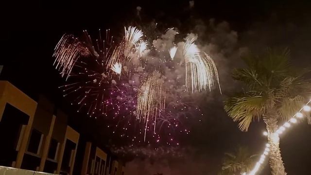 UMBRELLA BEACH FUJAIRAH FINALLY OPENED WITH FIREWORKS  #fireworks #umbrellabeach #fujairah #uae