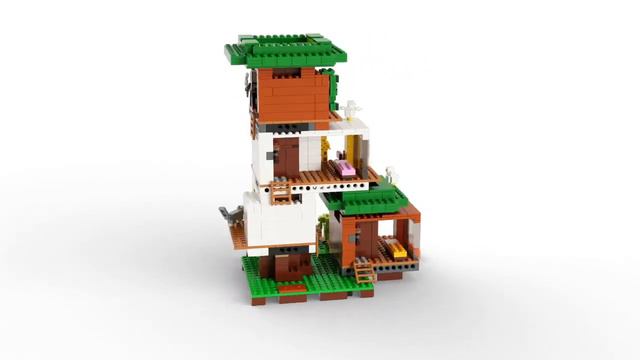 LEGO® Minecraft Модерната дървесна къща 21174 от Хиполенд смотреть онлайн