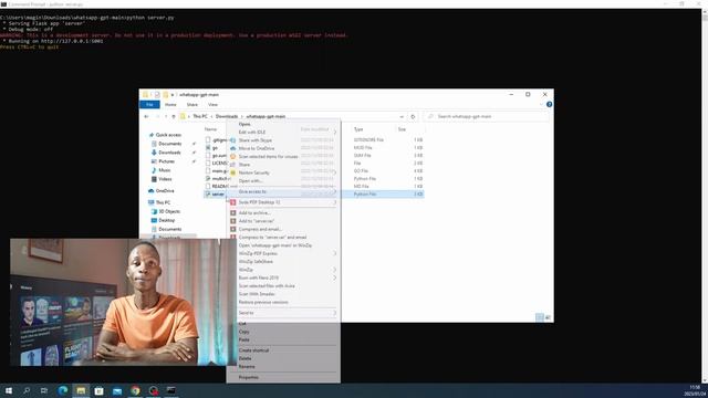 How to connect ChatGPT and WhatsApp on Windows смотреть онлайн