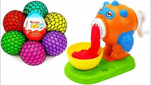 Для малышей. Пластилин. Киндер яйцо. Фокусы. Игрушки. Волшебство