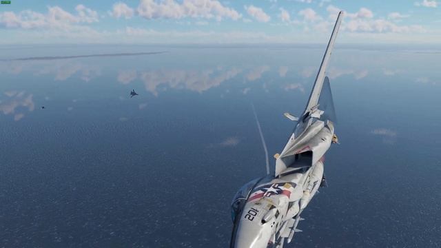 F-14 Sim Intense Dogfight Replay смотреть онлайн