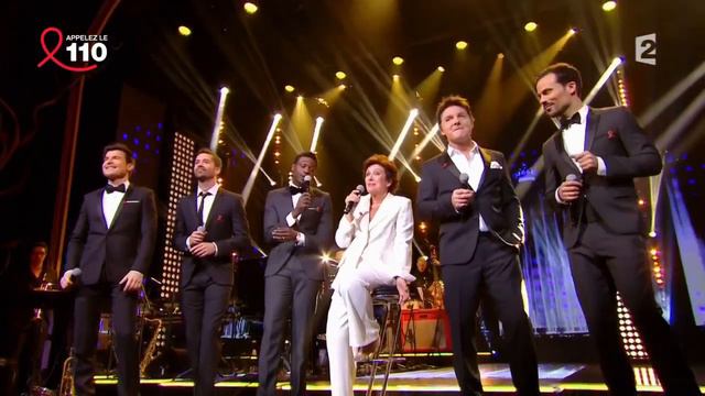 Roselyne Bachelot et les Gentlemen " La Belle vie" La télé chante pour le Sidaction 05/04/2014 смотреть онлайн