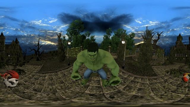 SONIC.EXE vs Hulk HORROR 360°VR смотреть онлайн