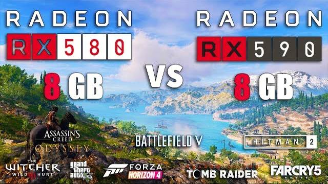RX-580 VS RX-590 в 10 играх смотреть онлайн