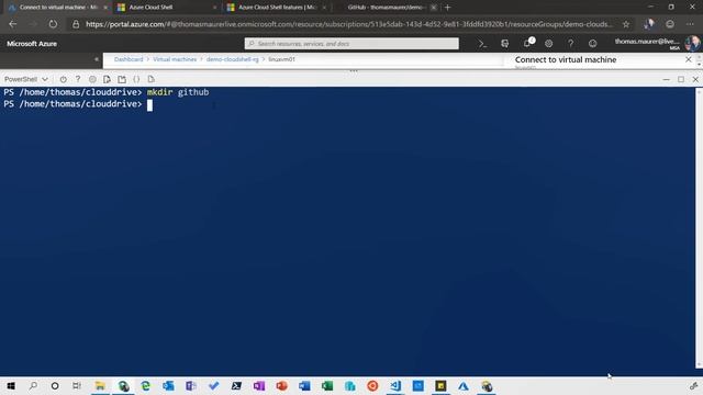 Using Git in Azure Cloud Shell смотреть онлайн