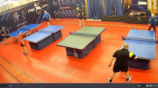 Cубботний турнир по настольному теннису в клубе ТОПС Новоильинского района от 17.12.22 смотреть онлайн